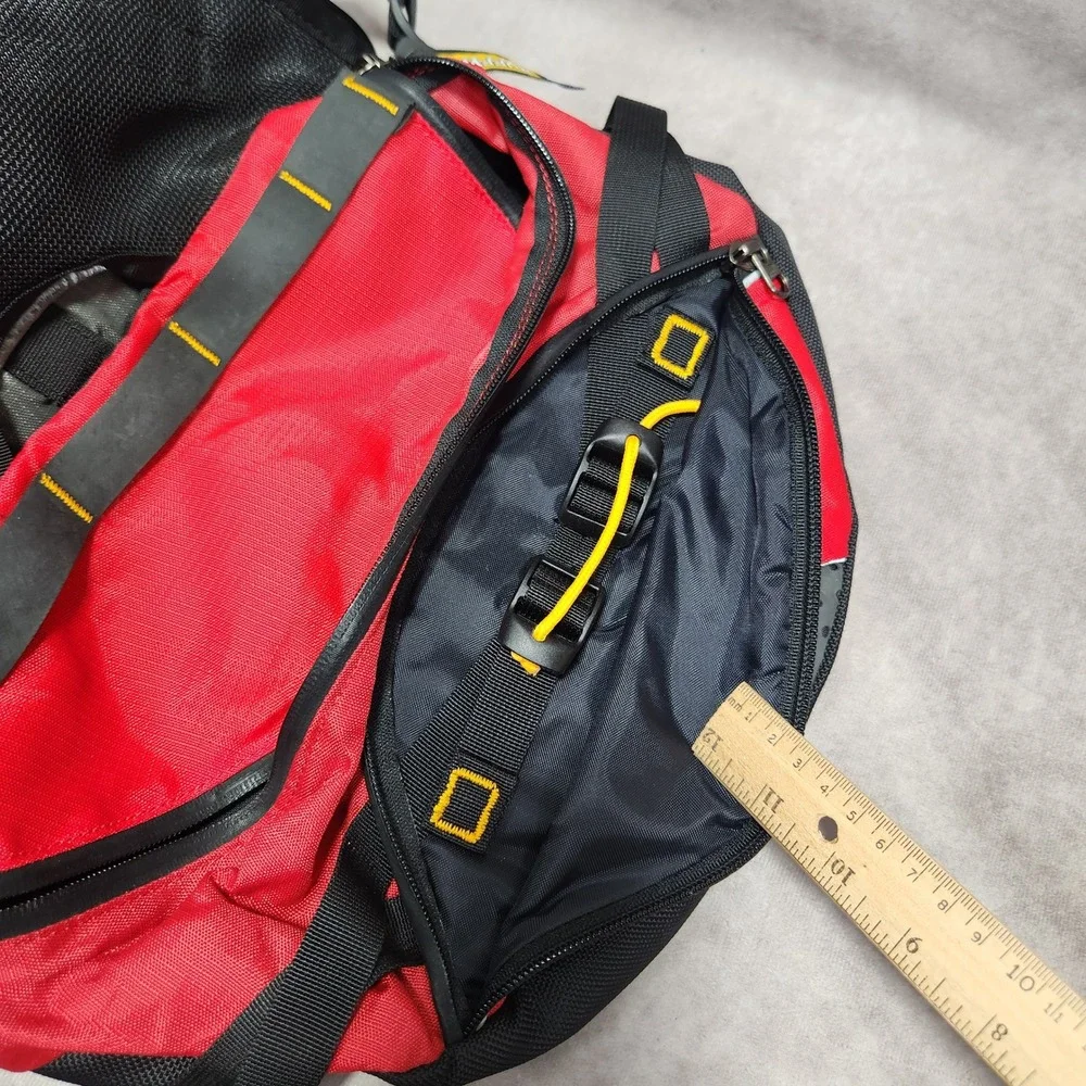 Ruffwear Palisades Dog Pack Med Red Hiking Backpack Hydration Bladders Harness